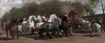 ঘোড়ার মেলা (১৮৫২–৫৫) - The Horse Fair (1852–55) by Rosa Bonheur
